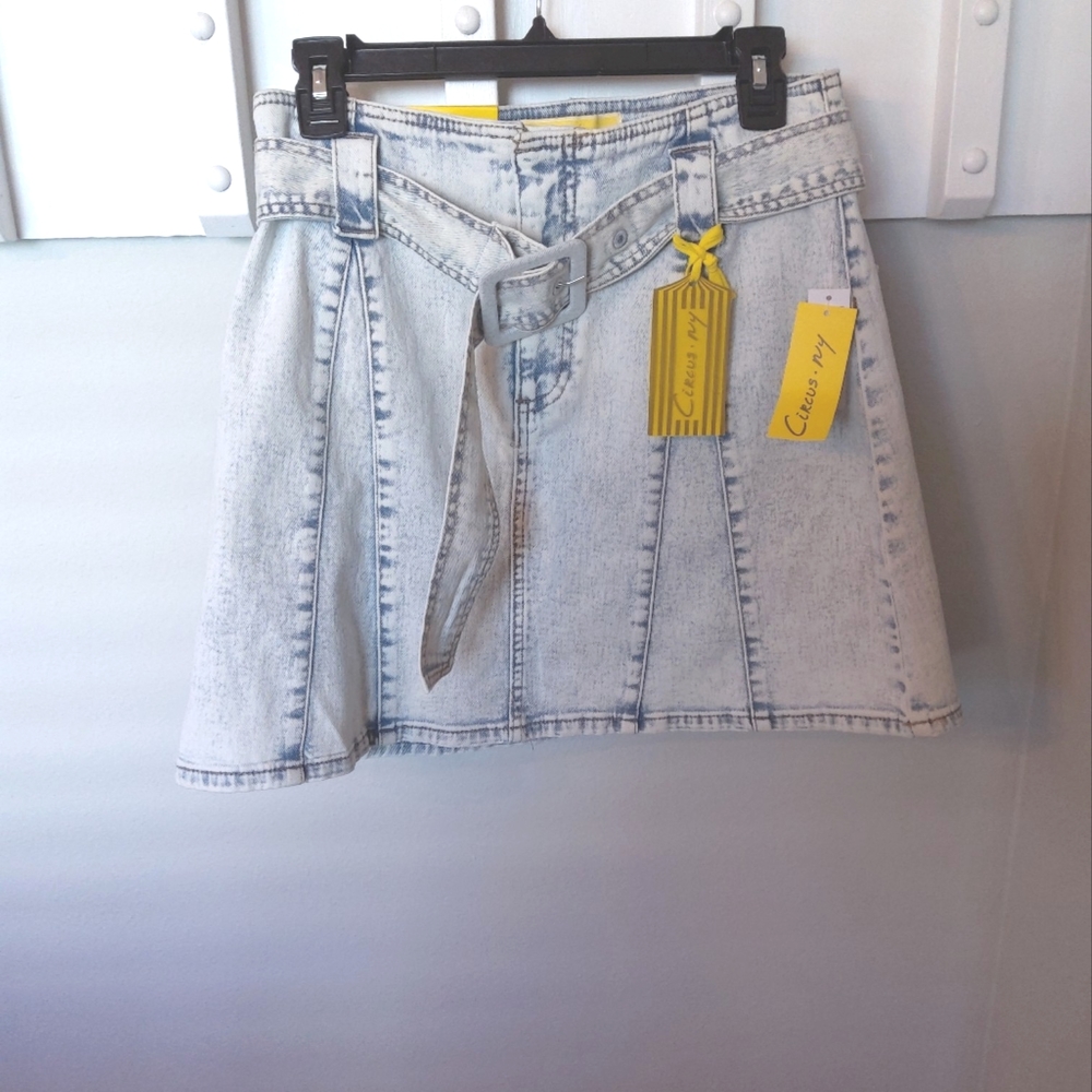 NWT Circus NY A-Line Denim Skirt 26 Waist Firm Price